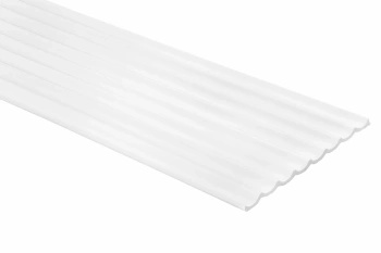 Panel lamelowy WP002TP Lumio biały RAL 9003 wym. 200 x 1.15 x 24.7 cm, z PolyForce