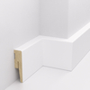 PRÓBKA 20 CM - Listwa przypodłogowa MDF - PRIMA 6cm - Biała Premium