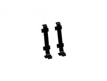 Łącznik listwy przypodłogowej Creativa LP80 kolor czarny RAL 9005 - 2 szt.