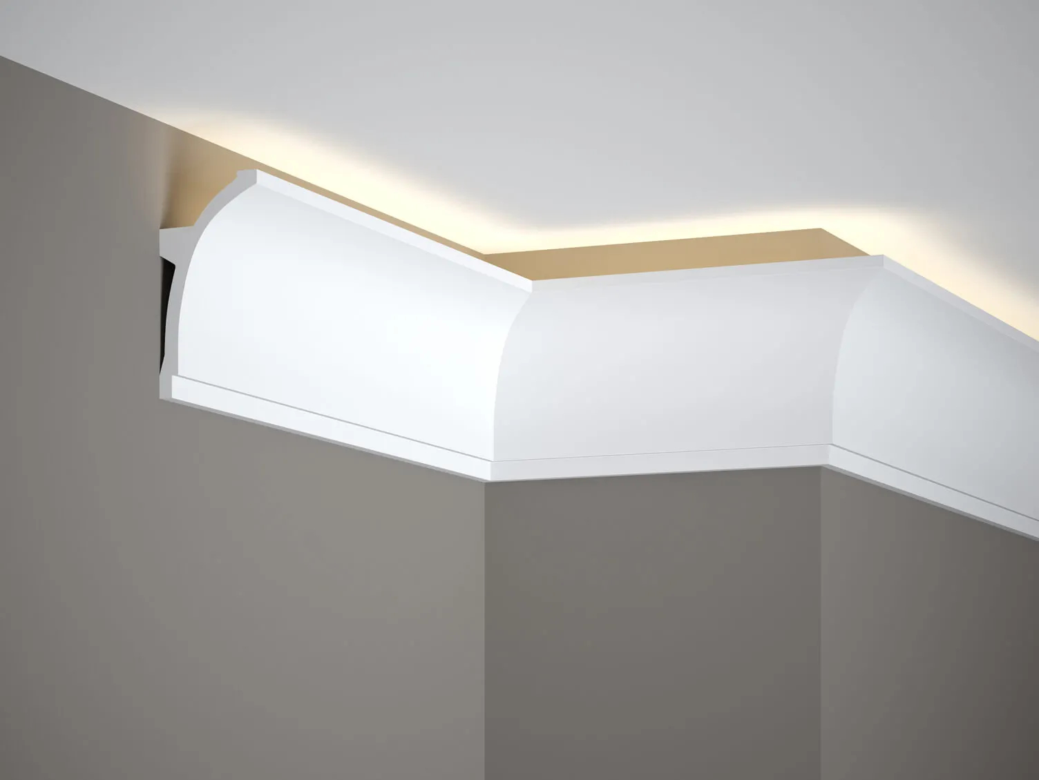 Listwa oświetleniowa MDB100 biała wym. 200 x 5 x 10 cm, z ProFoam