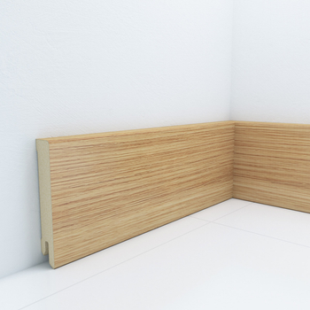 Listwa przypodłogowa MDF Dąb Premium, 80x15 mm, Pedross - ostatnie 24 metry