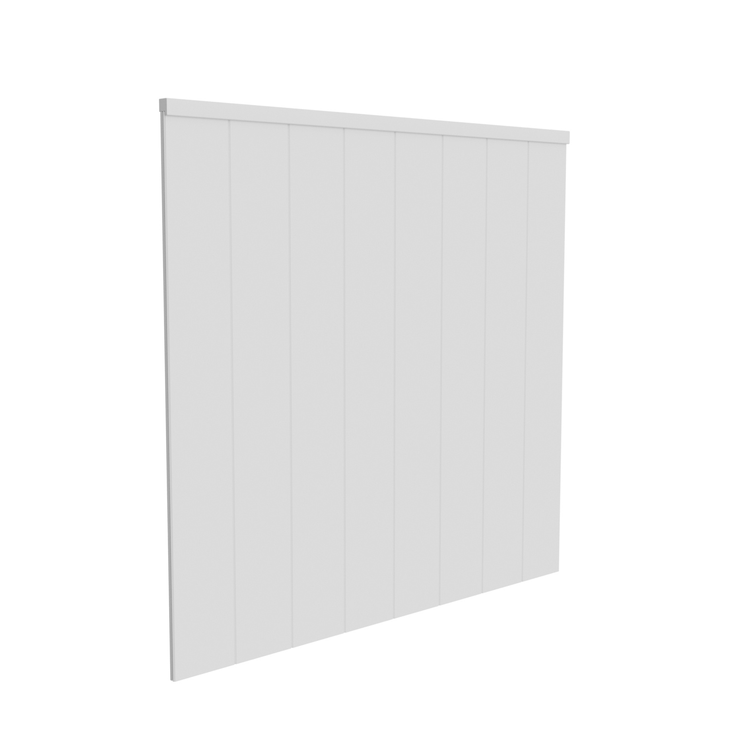 Nowoczesna boazeria ścienna MDF lakierowana – styl angielski - zestaw listew - długość 225 cm / wysokość 83 cm (model Nova Slim)