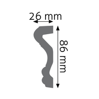 8.5 x 2.5 cm