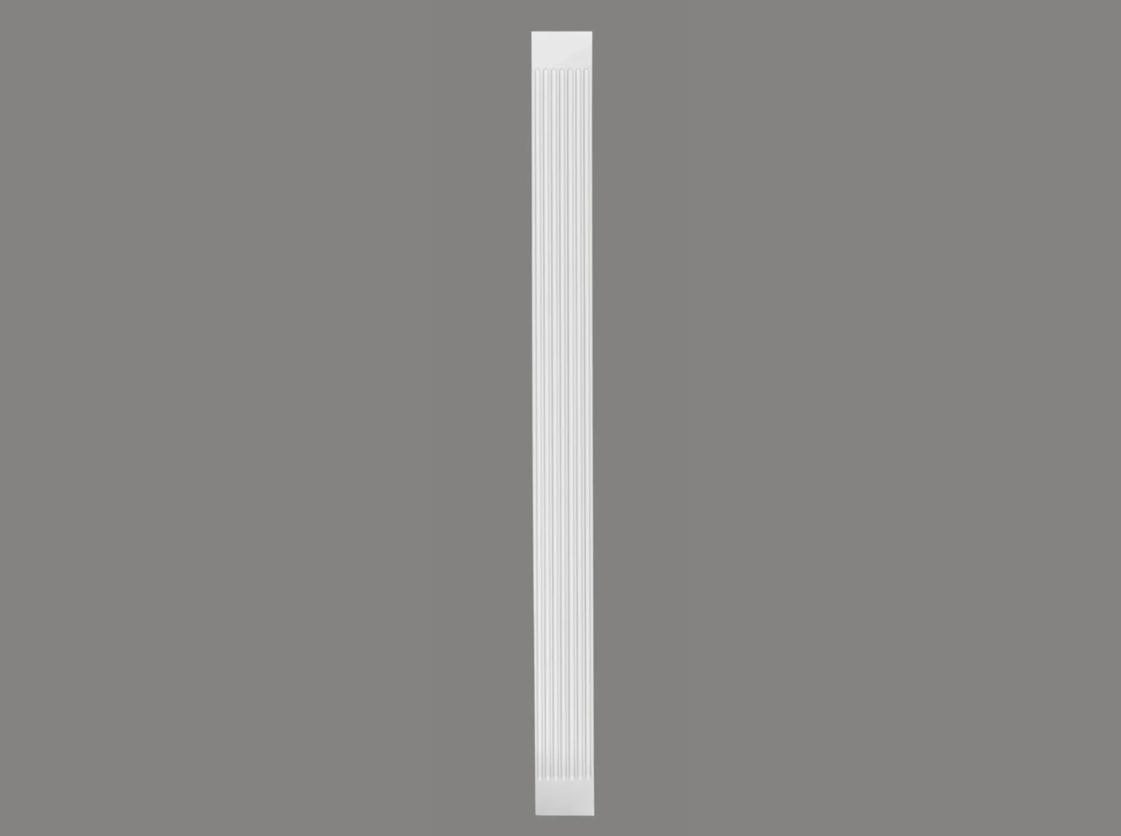 Pilaster D1516 biały wym. 220 x 2 x 19.7 cm, z ProFoam