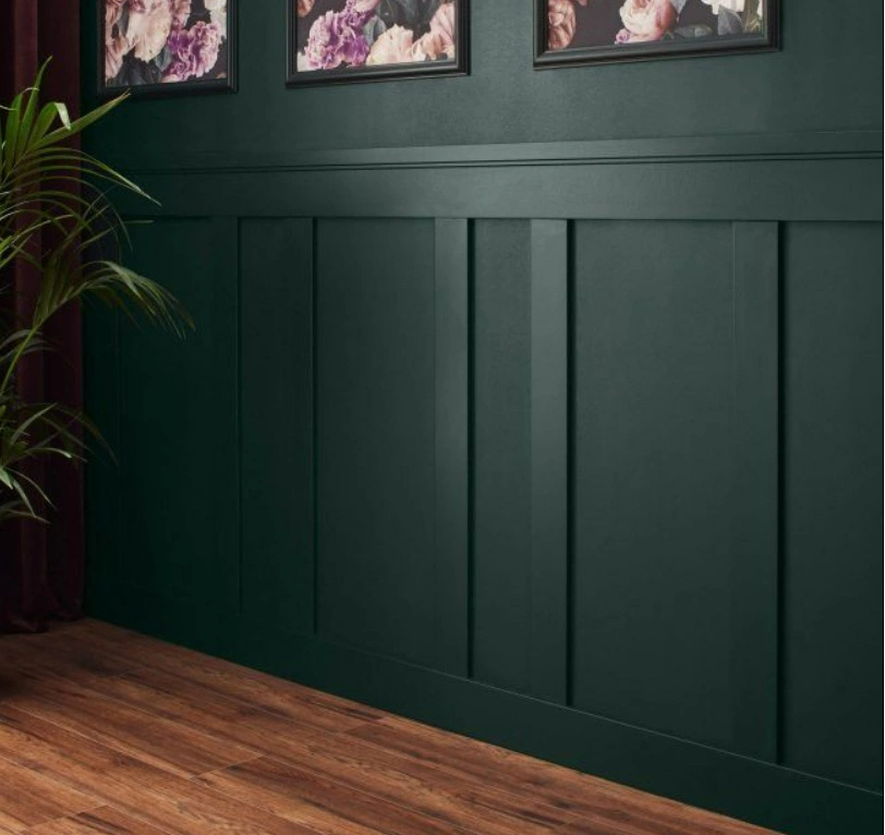 Lakierowana boazeria angielska PRIME-1, zestaw listew boazeryjnych MDF - wymiary 200 x 127 cm