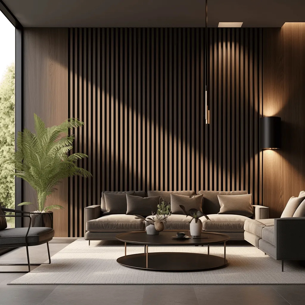 Lamela ścienna Dąb Ciemny L0304T, wymiary 200 x 2 x 11.5 cm, z PolyForce, kolor ciemny dąb