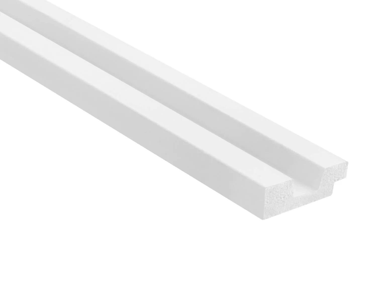 Lamela ścieniowa Lewe zakończenie L0101LT biała wym. 200 x 1.2 x 3.6 cm, z PolyForce