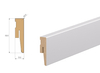 PRÓBKA 20 CM - Listwa przypodłogowa MDF - PRIMA 6cm - Biała Premium