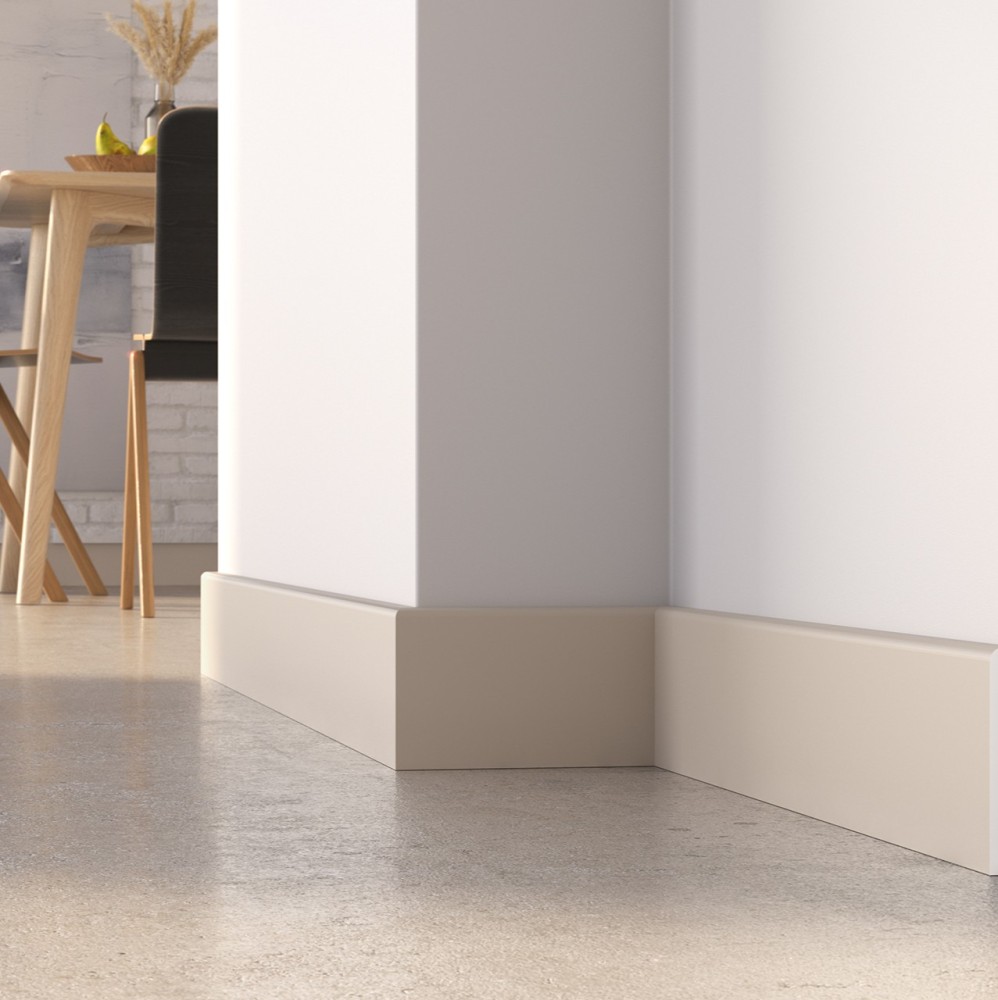 PRÓBKA 20 cm - Listwa przypodłogowa Premium Floor Durofit PF100K kolor kaszmir 10 cm