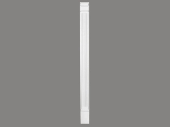 Pilaster D1504 biały wym. 216 x 7 x 16.5 cm, z ProFoam
