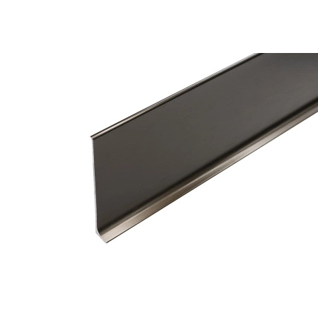 Listwa przypodłogowa aluminiowa kawowa EC40S cokół Creativa LP80