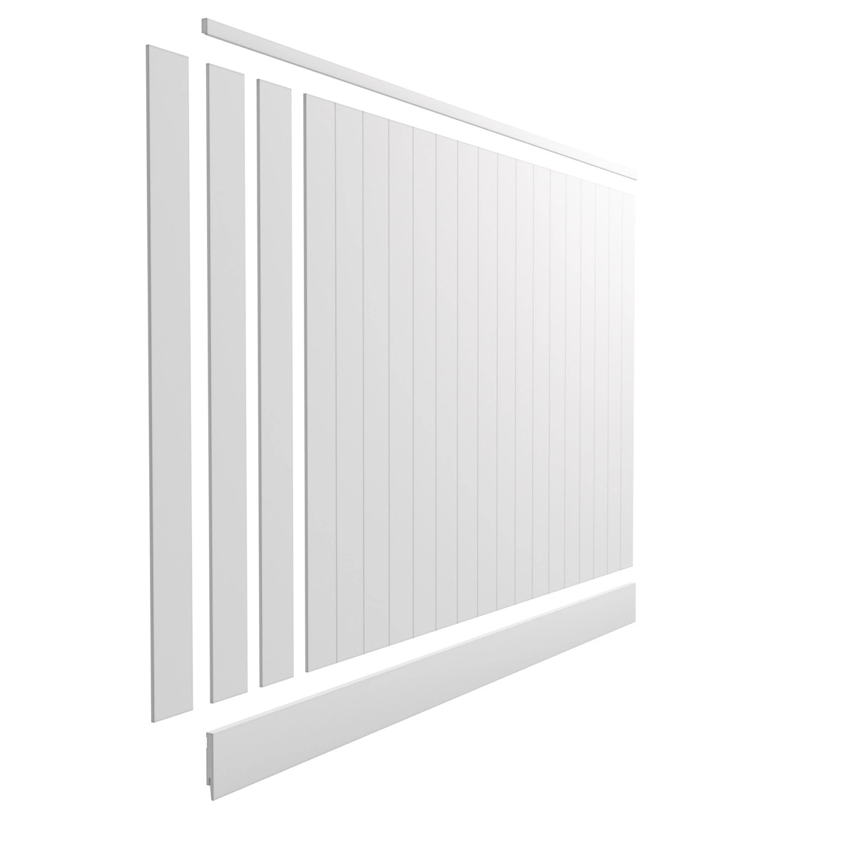 Boazeria ścienna MDF - długość 200 cm / wysokość 113 cm (zestaw Plano / Elegant / DUO)