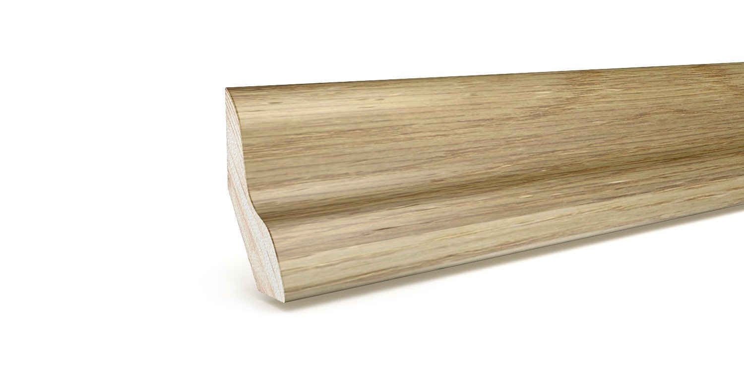 Listwa przypodłogowa fornirowana lakierowana LP50 (240 cm x 4 cm x 2,8 cm) dąb