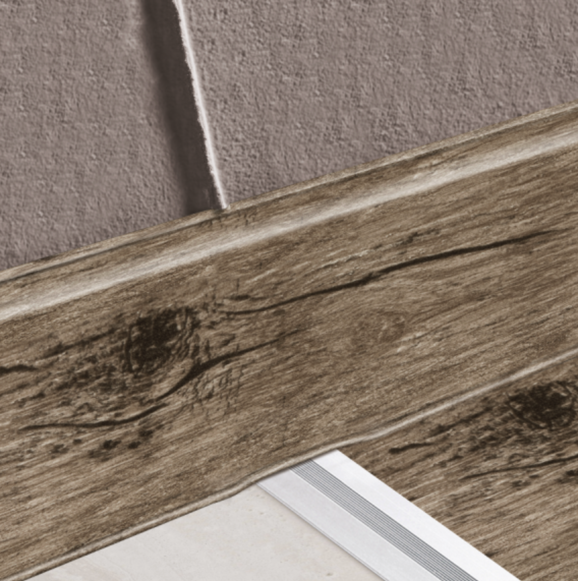 Listwa przypodłogowa PVC MASTERLINE 60 Treviso Mat