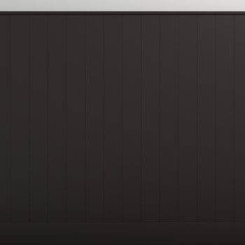 Boazeria ścienna MDF do malowania - długość 200 cm / wysokość 114.5 cm (zestaw Plano XL / Elegant / Duo) + Farba Czarny RAL9004