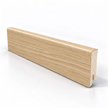 Listwa przypodłogowa drewniana 60x15 mm - dąb europejski lakierowany