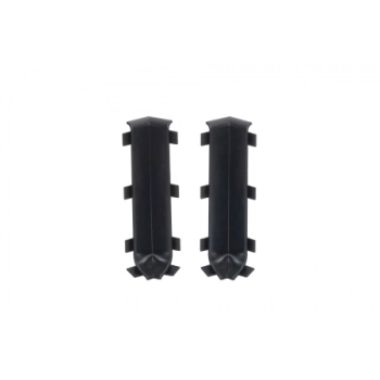 Narożnik wewnętrzny listwy podłogowej Creativa LP80 grafit RAL7021 - 2 szt