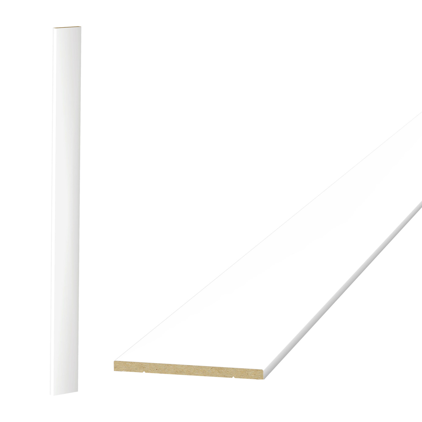 Listwa boazeryjna ELEGANT, boazeria ścienna MDF, Biala Premium