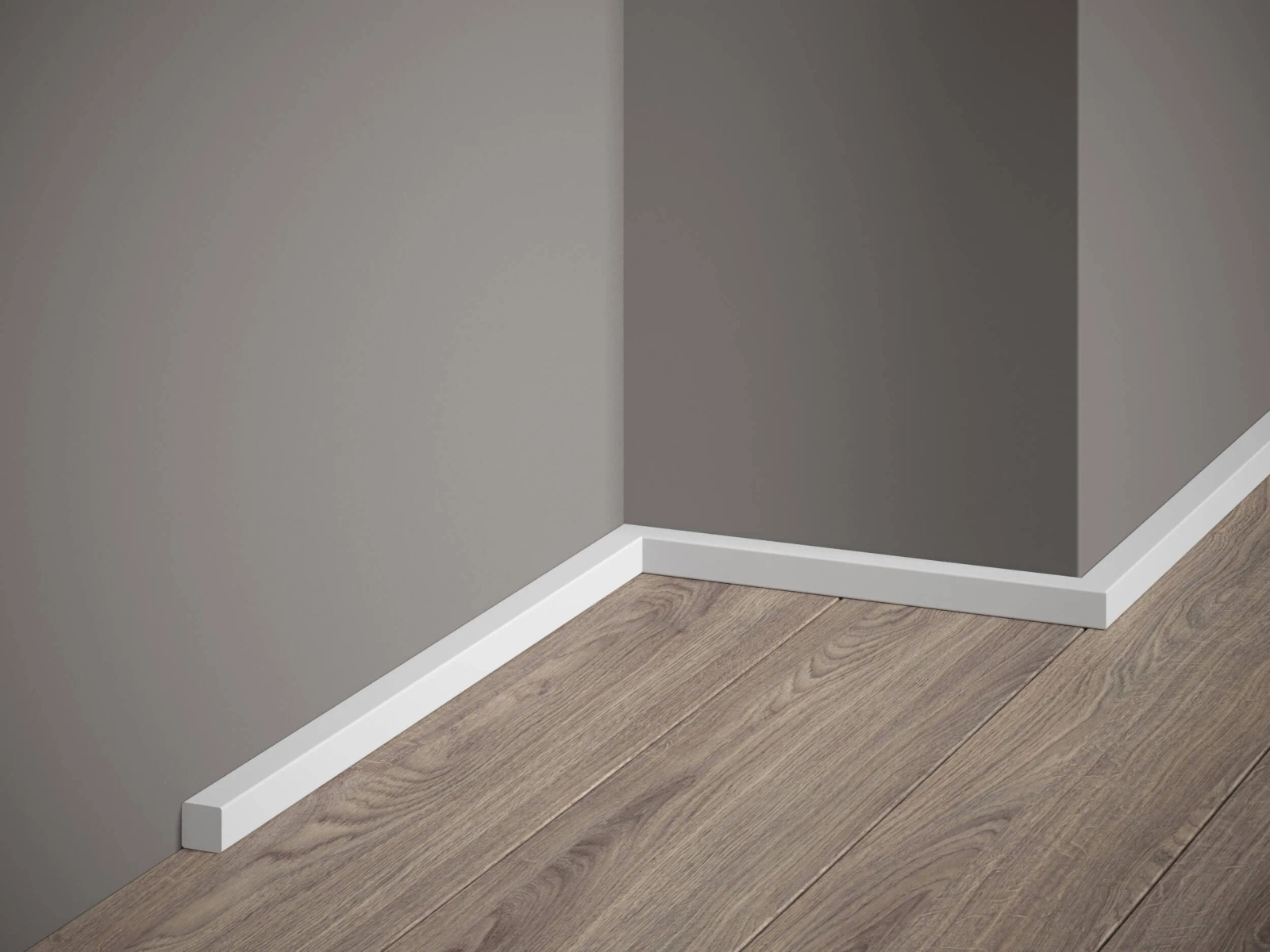 Ćwierćwałek MD010 biały wym. 200 x 1.5 x 1.5 cm, z PolyForce