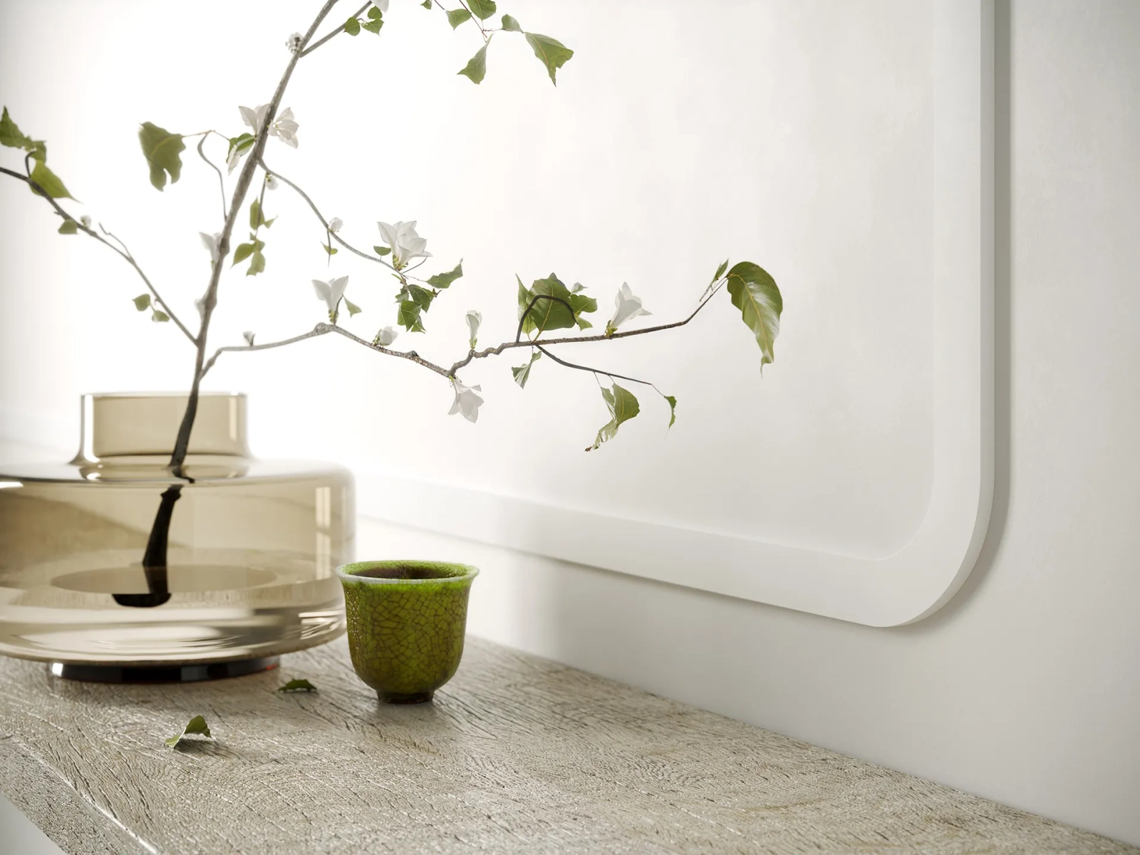 Narożnik do ramki ścienniej MD011-10 biały wym. 10 x 4 x 10 cm, z PolyForce