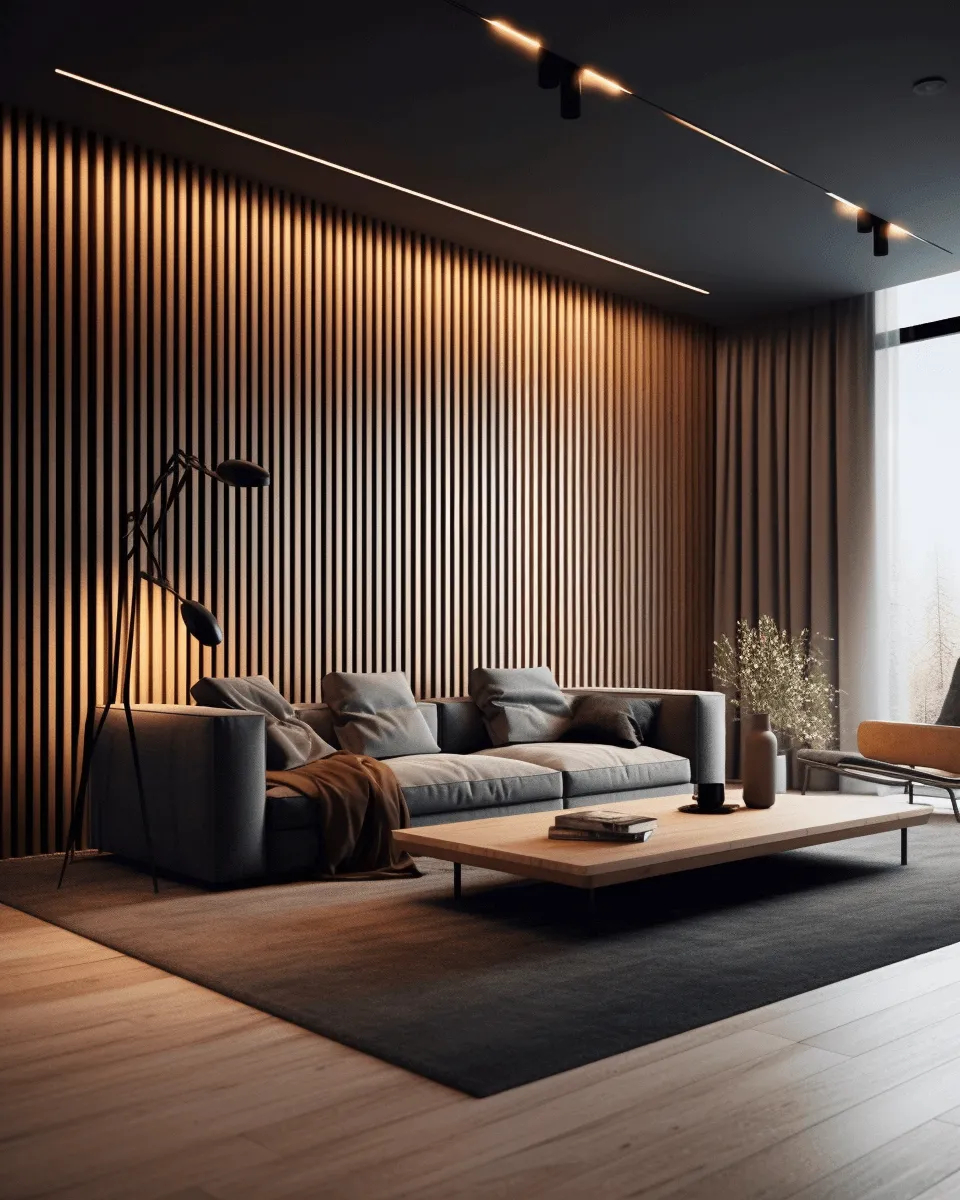 Lamela ścienna Dąb Klasyczny L0306T wym. 200 x 2 x 11.5 cm, z PolyForce, kolor dąb klasyczny