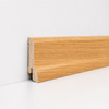 PRÓBKA 20 CM - Listwa przypodłogowa drewniana 60x21 - dąb lakierowany
