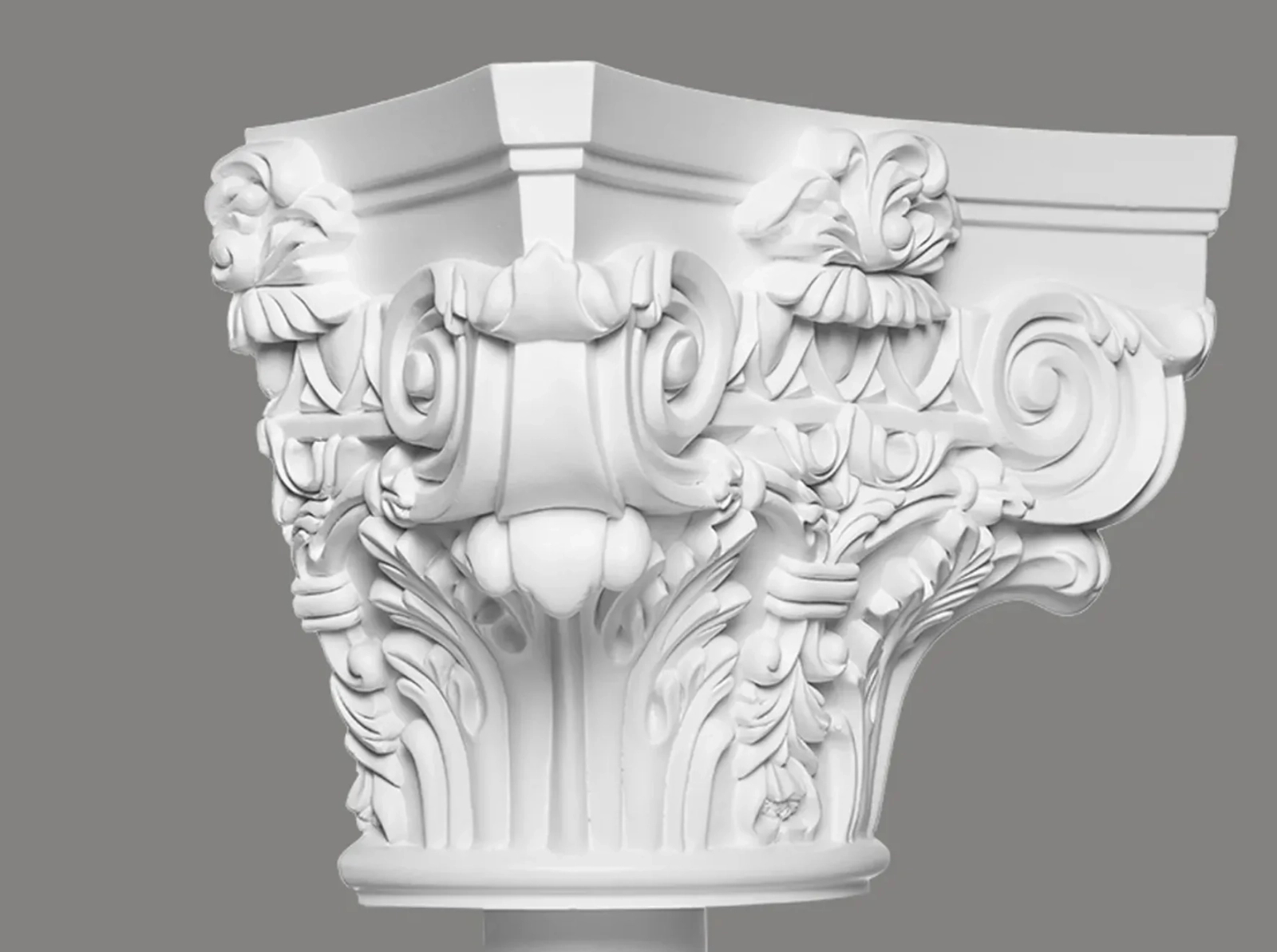 Nasada półkolumny C1001-2H biała wym. 33 x 16.5 x 24.5 cm, z ProFoam