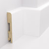 PRÓBKA 20 CM - Listwa przypodłogowa MDF lakierowana biała FOGE - LB1 10cm