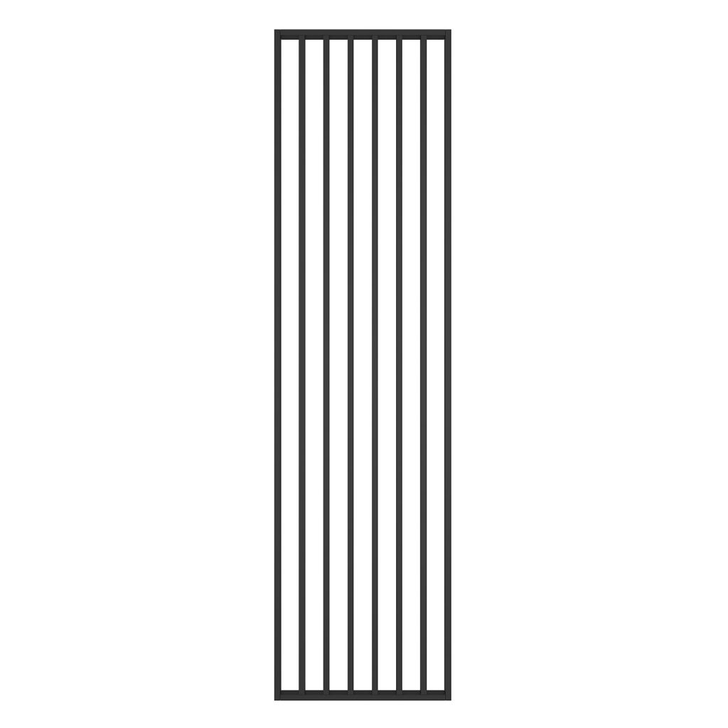 Ścianka przestrzenna działowa z lameli kolor czarny 65x580x2750 mm