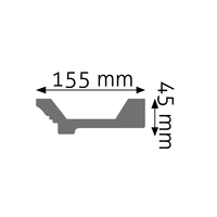15.5 x 4.5 cm