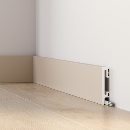 PRÓBKA 20 cm - Listwa przypodłogowa Premium Floor Durofit PF081K kaszmir NCS S 1502-Y50R 8 cm