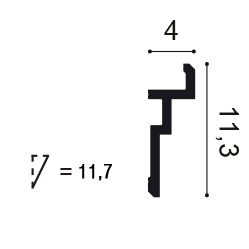 Listwa przysufitowa - Orac Decor CX196
