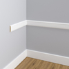 Listwa ścienna MDF biała 6cm
