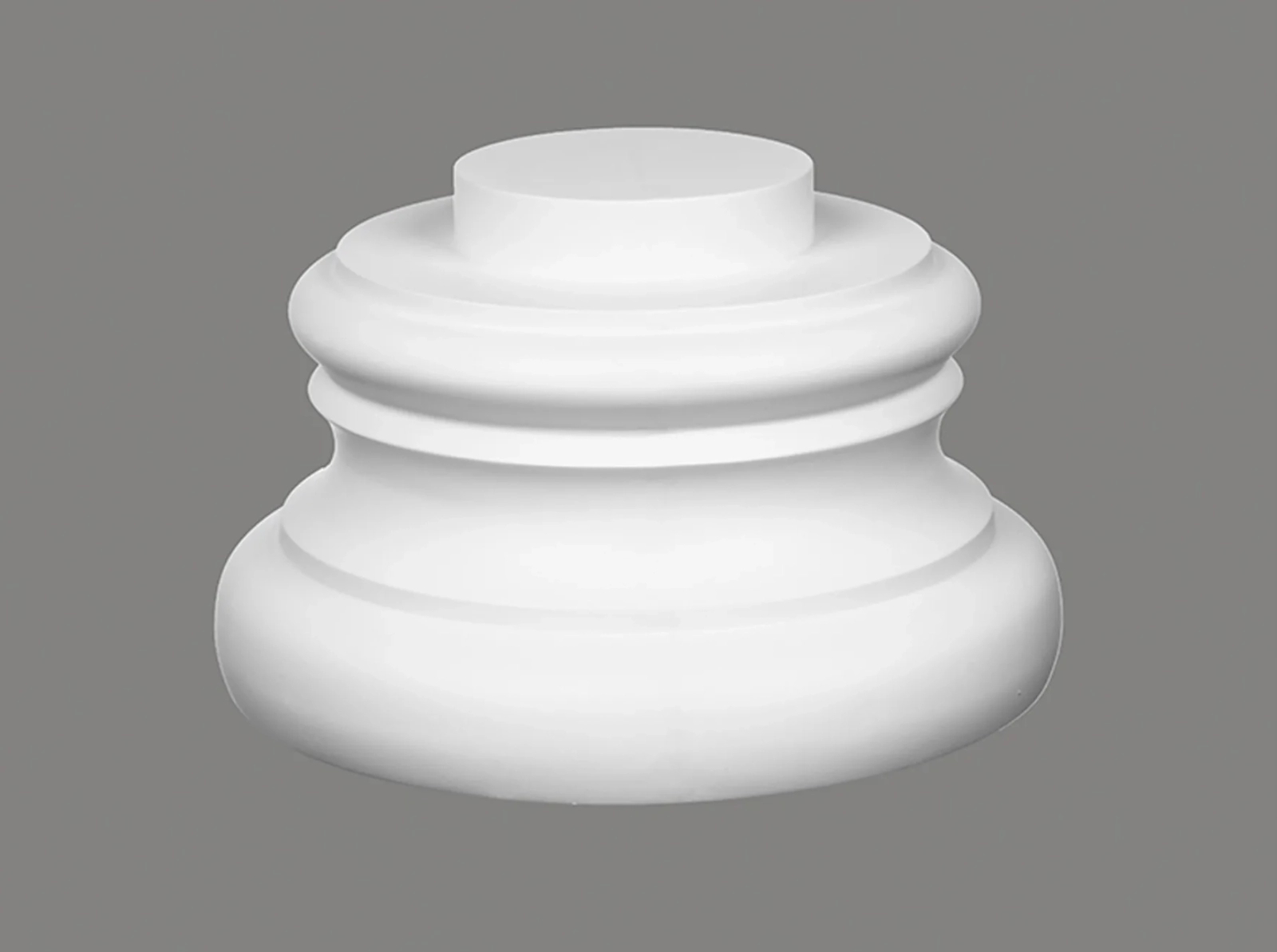 Podstawa kolumny ozdobnej C5002-4W biała wym. 31 x 31 x 16 cm, z ProFoam