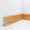PRÓBKA 20 CM - Listwa przypodłogowa drewniana 60x21 - dąb lakierowany