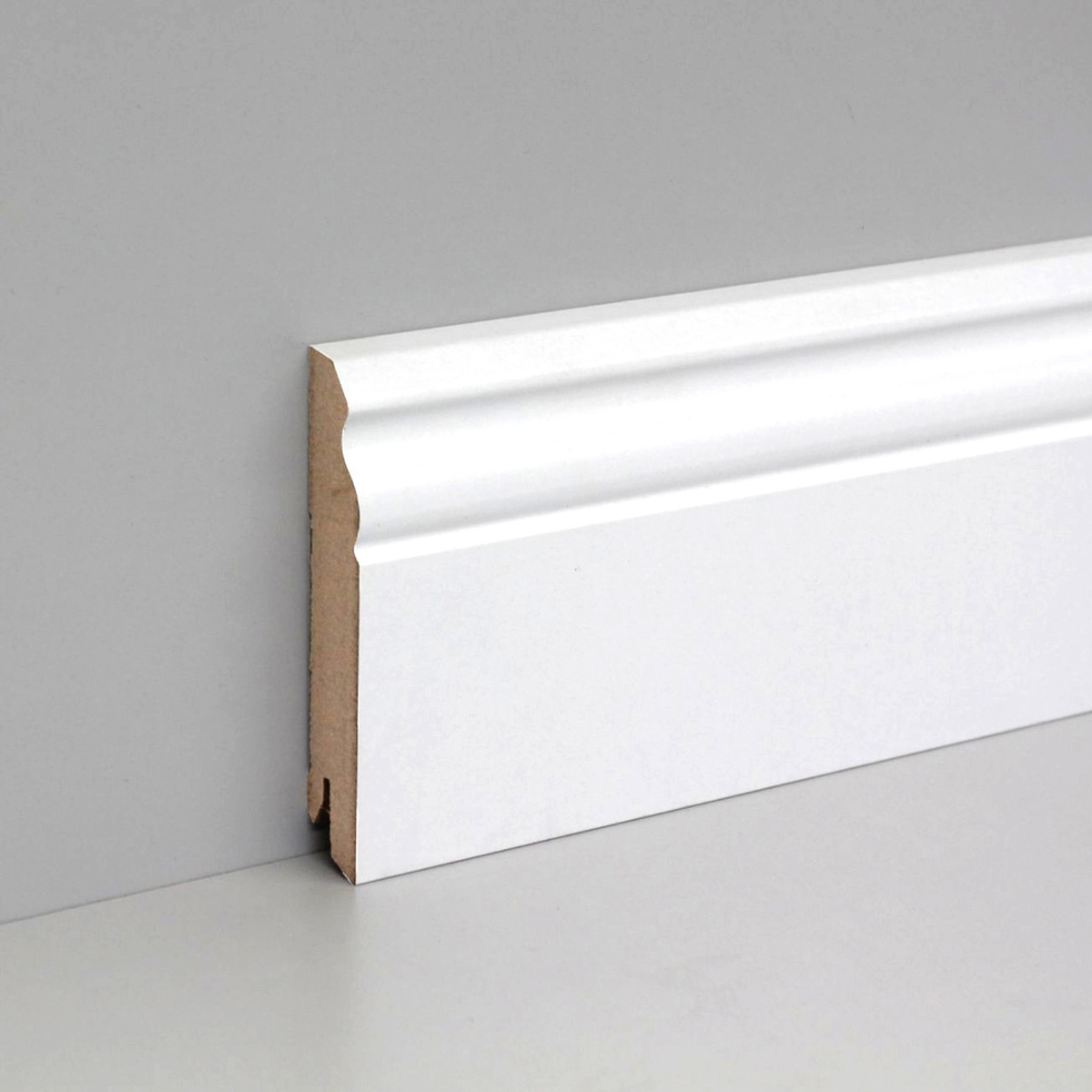 Listwa przypodłogowa MDF Biała Premium, 100x18 mm, Pedross