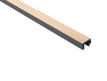 Zakończenie lameli L0302LT jasny dąb wym. 200 x 2 x 3.1 cm, z PolyForce