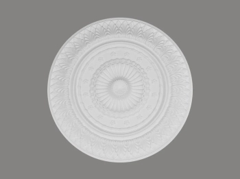 Rozeta sufitowa B3050 biała o wysokości 5.3 cm, z ProFoam