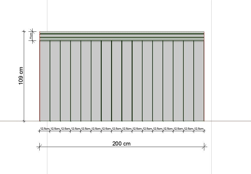 Lakierowana boazeria angielska PURE, zestaw listew boazeryjnych MDF - wymiary 200 x 109 cm pol_pl_Lakierowana-boazeria-angielska-PURE-zestaw-listew-boazeryjnych-MDF-wymiary-200-x-109-cm-3511_6