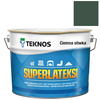 Teknos Superlateksi, matowa farba do boazerii, listew i sztukaterii, pojemność 0,9 L, kolor Grafit oliwkowy