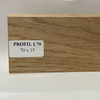 Listwa przypodłogowa dąb lity nielakierowana L70x15 (2200 - 2600 mm x 70 mm x 15 mm)