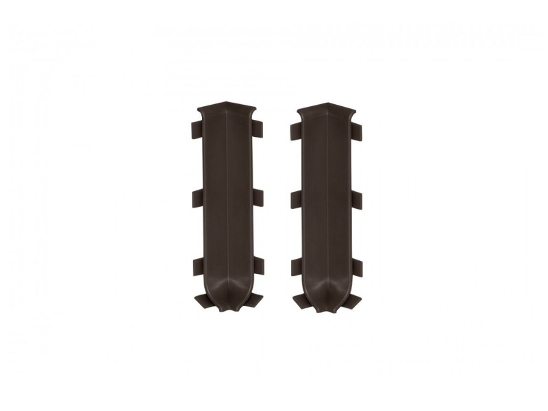 Narożnik wewnętrzny listwy podłogowej Creativa LP80 kawowy EC40S - 2 szt