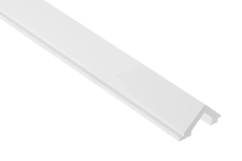 Panel lamelowy WP003AP biały RAL 9003 wym. 270 x 2.5 x 4.5 cm, z PolyForce