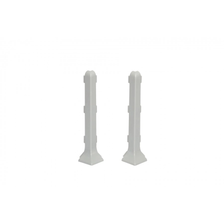 Narożnik zewnętrzny listwy podłogowej Creativa LP80 szary RAL7035 - 2 szt