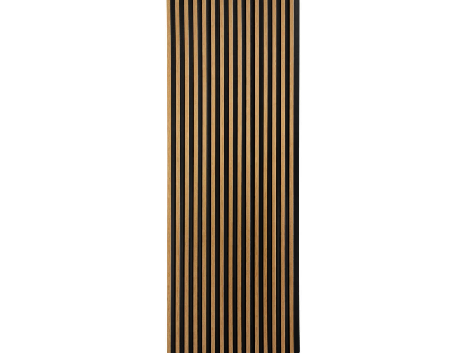 Lamela ścienna L0105 w kolorze naturalny dąb o wymiarach 270 x 1.2 x 12 cm, z PolyForce