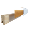Listwa przypodłogowa drewniana 50x18 mm - dąb europejski lakierowany