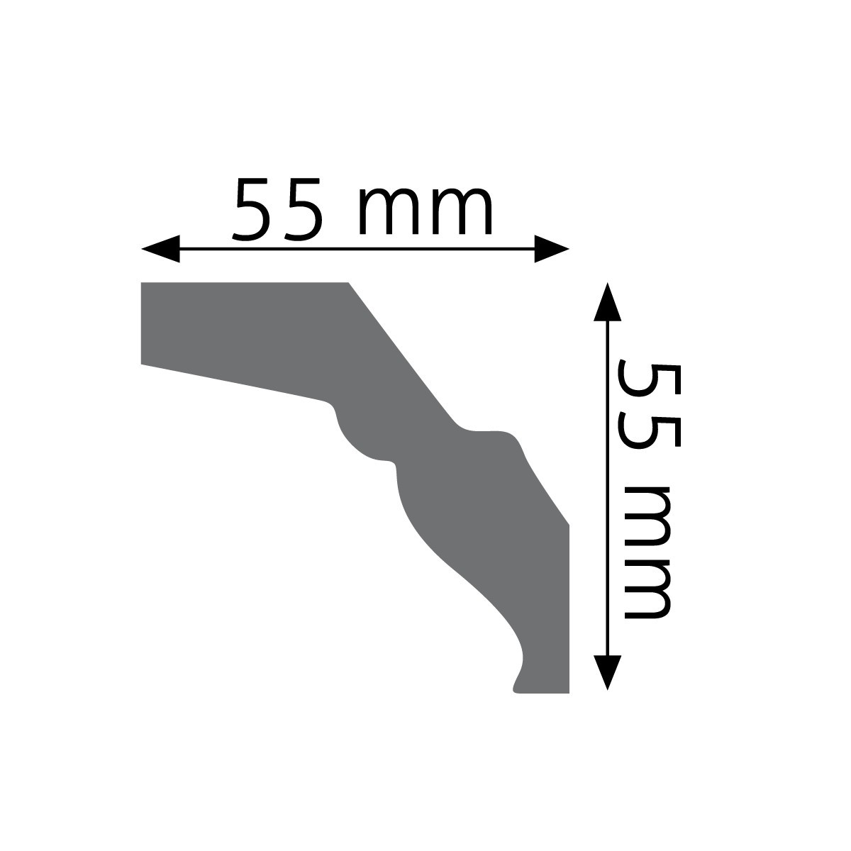 Listwa gzymsowa gładka Creativa LGG-25