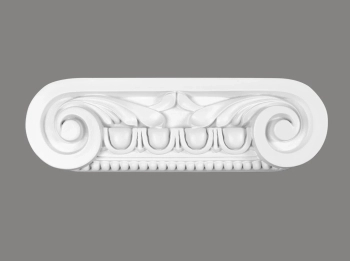 Nasada pilastra D3008 biała wym. 26 x 7 x 8 cm, z ProFoam