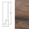 Drewniana listwa przypodłogowa lakierowana 80/18 (240 cm x 8 cm x 1,8 cm) Orzech Amerykański