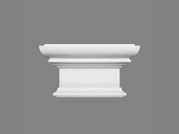 Nasada pilastra D3533 biała wym. 31.7 x 8 x 16.8 cm, z ProFoam